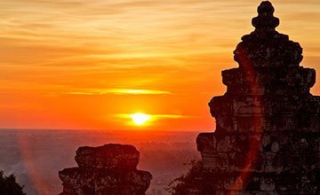 Angkor Wat with Kbal Spean (Waterfall)